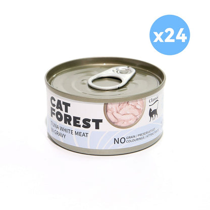 CAT FOREST Classic Tuna White Meat In Gravy Cat Canned Food