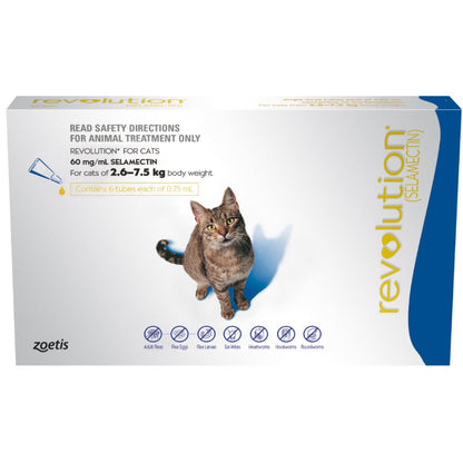 REVOLUTION CAT BLUE 45MG x 3S/6S