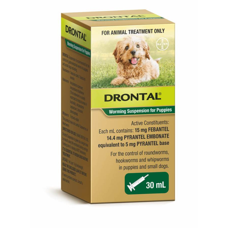 DRONTAL WORMING SUSPENSION For Puppies 30ML