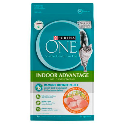 PURINA ONE Cat Adult Indoor Chicken 1.4kg/2.8kg