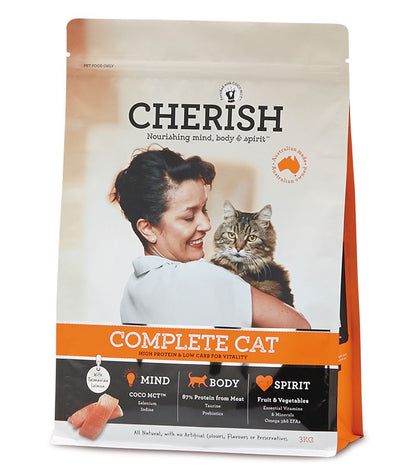 CHERISH COMPLETE CAT DRY FOOD 3KG/8KG