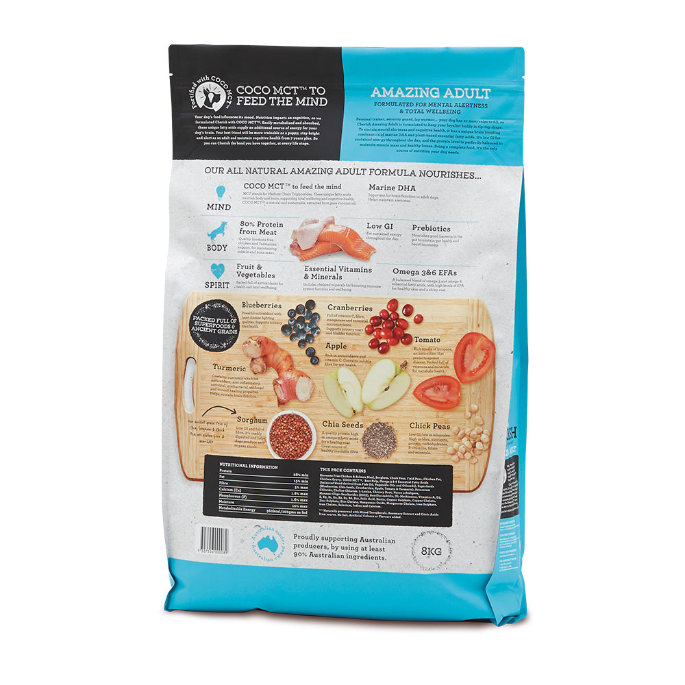 CHERISH DOG FOOD AMAZING ADULT 3KG/8KG/15KG