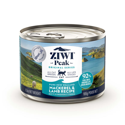 Ziwi Peak Cat Can 185g Mackerel & Lamb