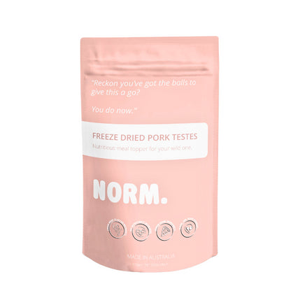 Norm Pork Testes Meal Topper Powdered Milkshake