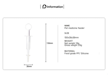 Newborn Pet Breastfeeding & Medicine Feeding Syringe PIDAN