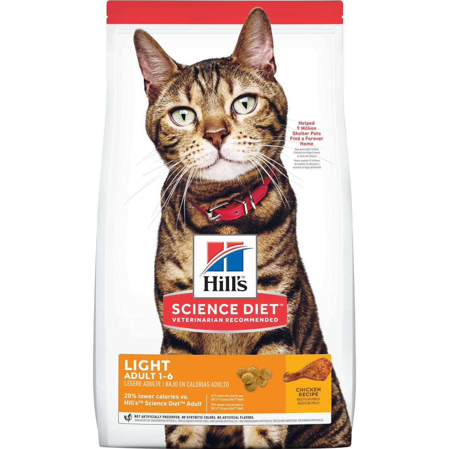HILLS CAT ADULT LIGHT CHICKEN RECIPE 2KG / 3.5KG