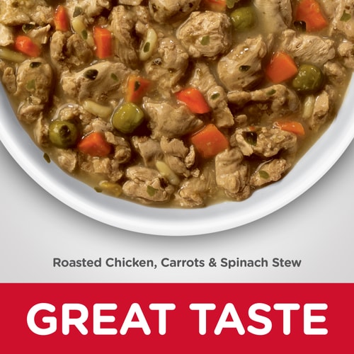 HILLS DOG CANNED FOOD ADULT ROASTED CHICKEN CARROTS & SPINACH STEW 370G