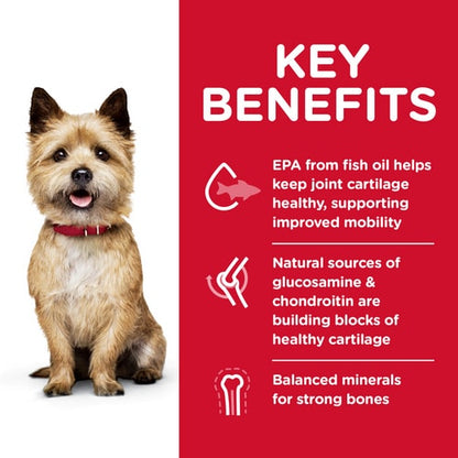HILLS DOG ADULT HEALTHY MOBILITY SMALL BITES 1.81KG / 7.03KG