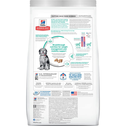 HILLS DOG FOOD ADULT PERFECT WEIGHT JOINT SUPPORT CHICKEN RECIPE 1.58KG / 11.3KG