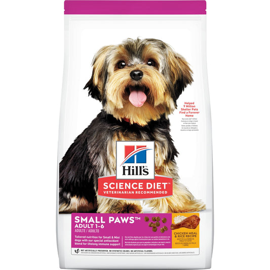 HILLS DOG FOOD ADULT SMALL PAW 1.5KG / 7.1KG