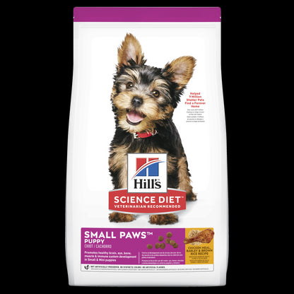 HILLS PUPPY SMALL PAWS CHICKEN MEAL BARLEY AND BROWN RICE RECIPE 1.5KG