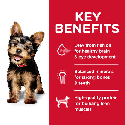 HILLS PUPPY SMALL PAWS CHICKEN MEAL BARLEY AND BROWN RICE RECIPE 1.5KG