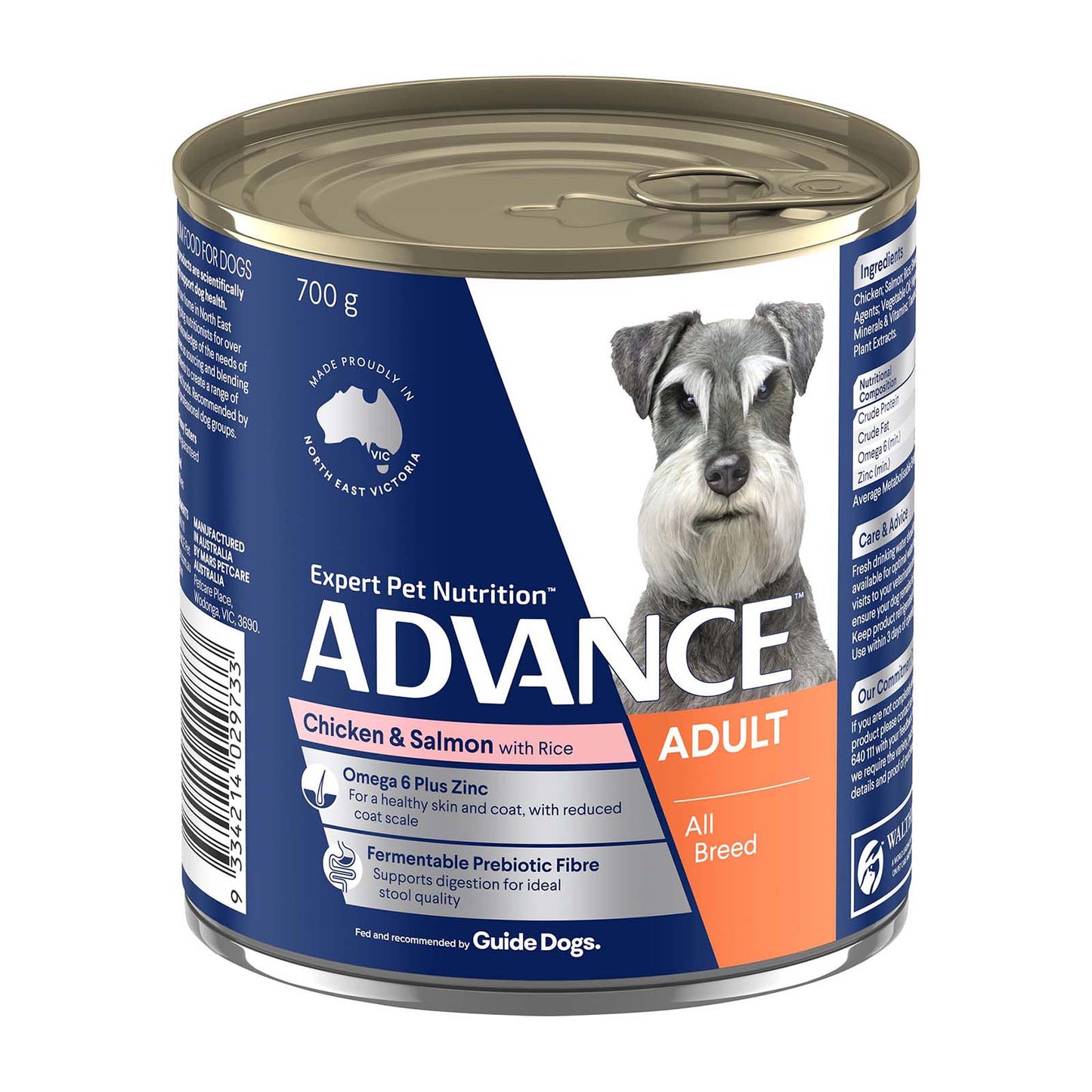 ADVANCE DOG ALL BREED ADULT CHICKEN SALMON WITH RICE 700G