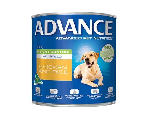 ADVANCE DOG ALL BREED ADULT HEALTHY WEIGHT CHICKEN WITH RICE 700G