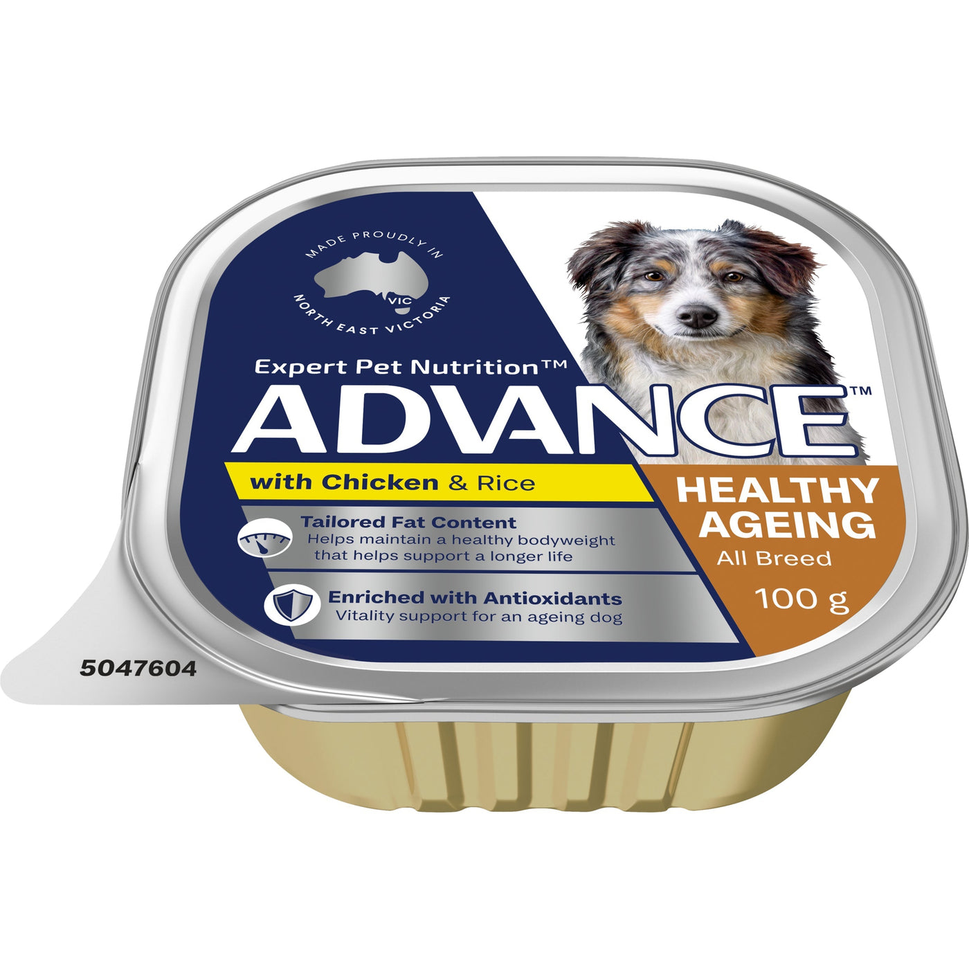 ADVANCE DOG ADULT HEALTHY AGEING CHICKEN RICE 100G