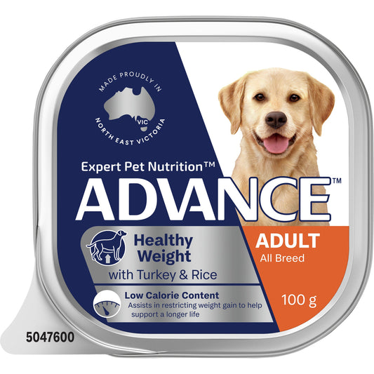 ADVANCE DOG ADULT HEALTHY WEIGHT TURKEY RICE 100G