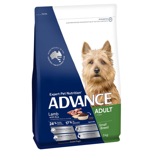 ADVANCE DOG ADULT SMALL BREED LAMB WITH RICE 3KG