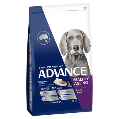 ADVANCE DOG HEALTHY AGEING LARGE BREED CHICKEN WITH RICE 15KG