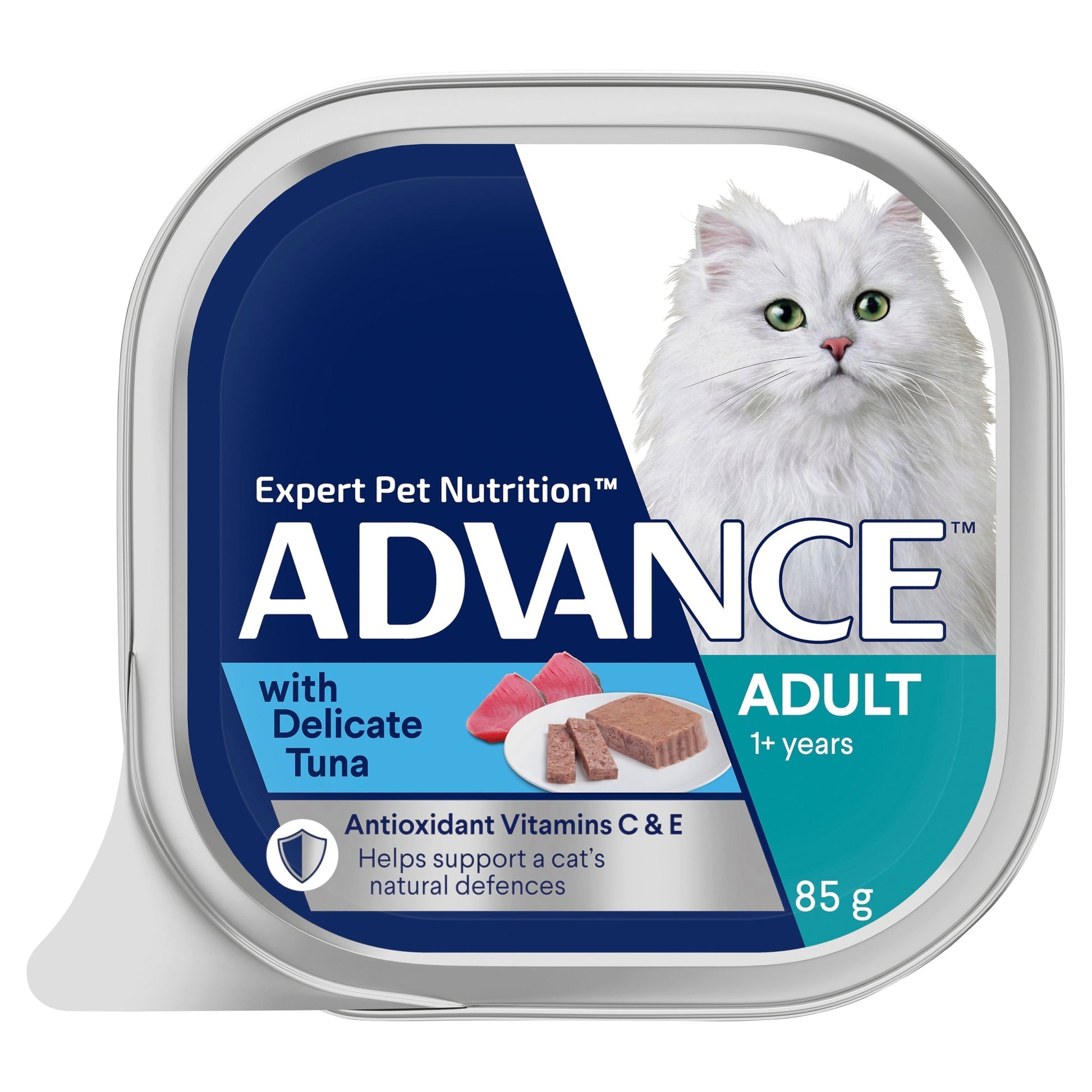 ADVANCE ADULT CAT WET FOOD WITH DELICATE TUNA 85G