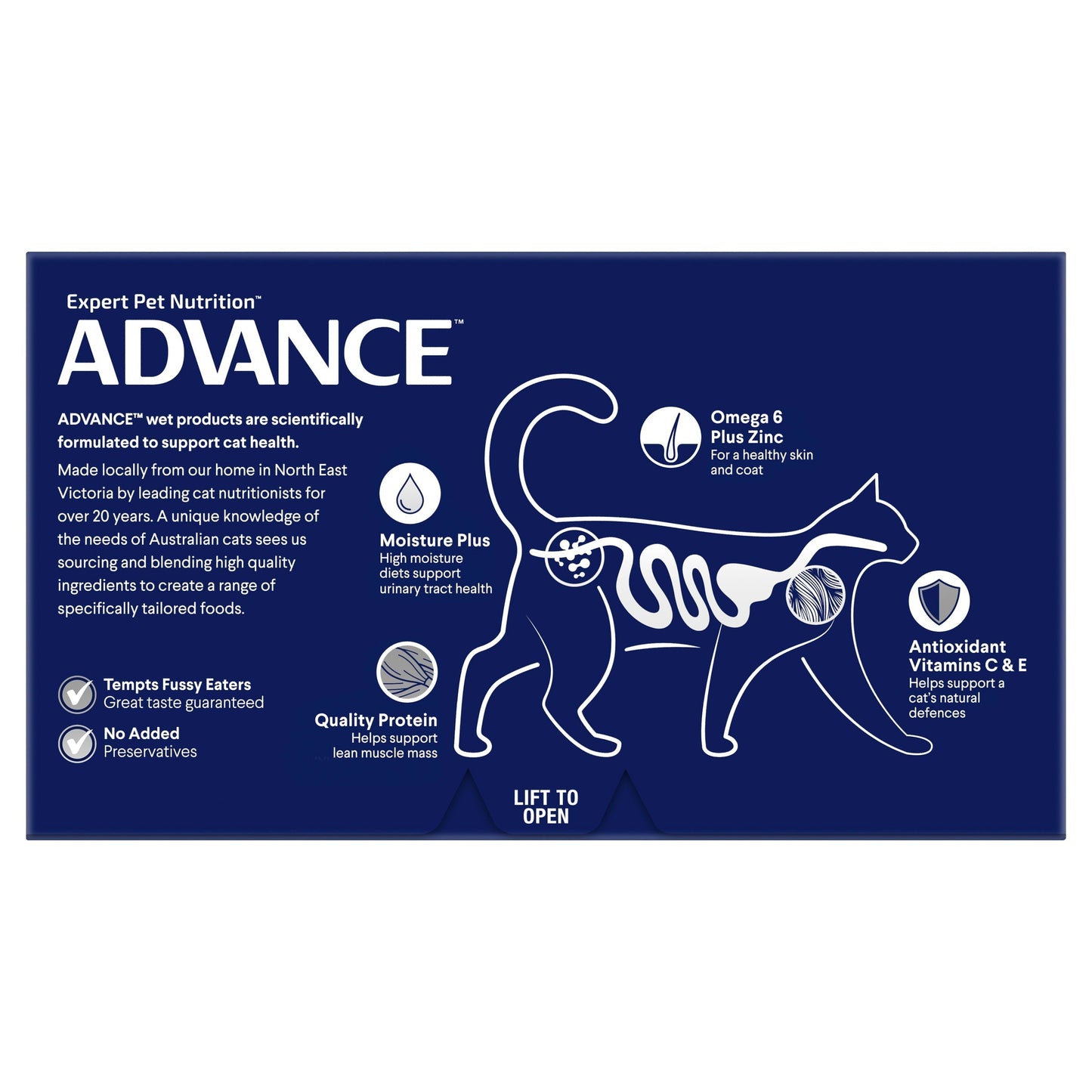 ADVANCE ADULT CAT WET FOOD WITH DELICATE TUNA 85G