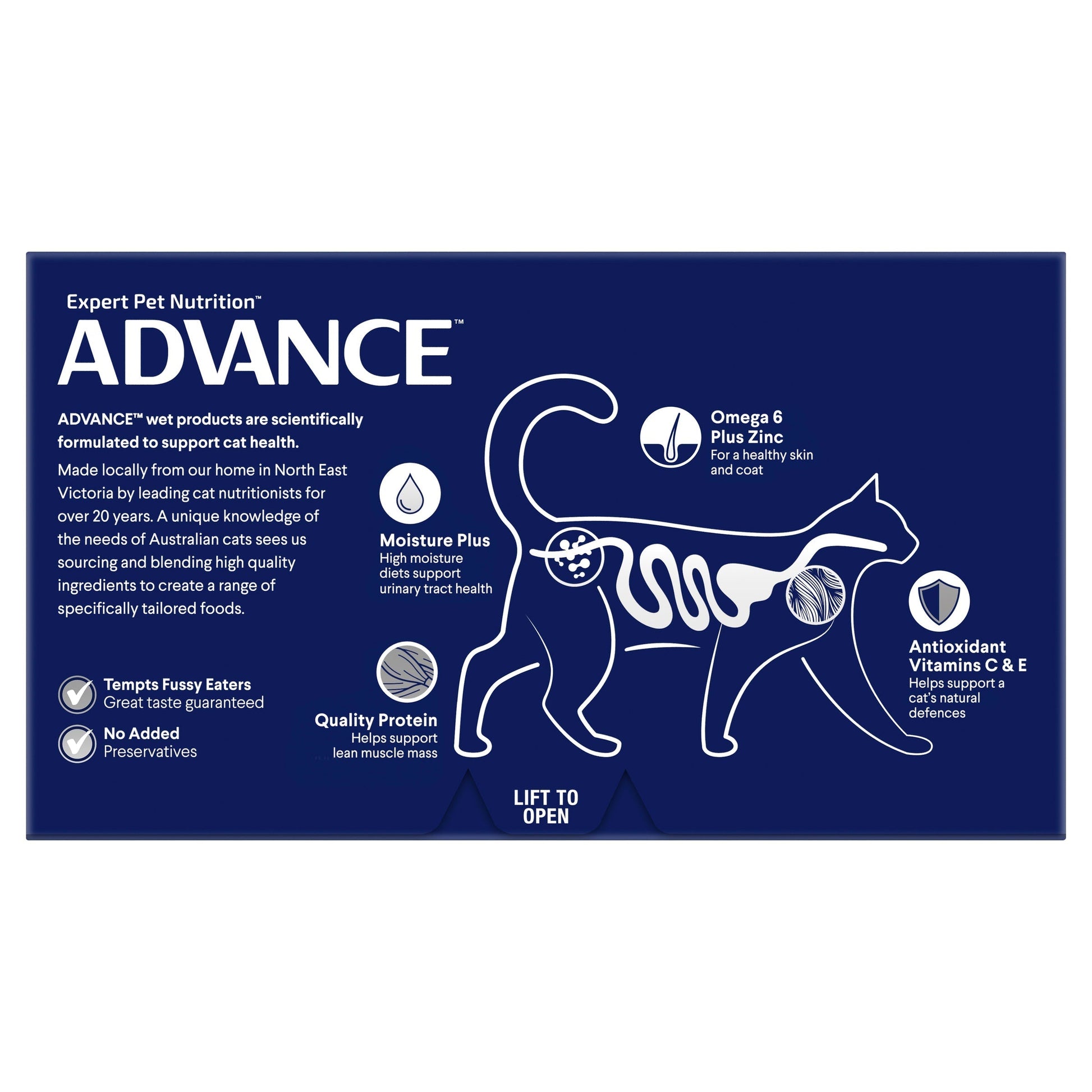 ADVANCE ADULT CAT WET FOOD WITH DELICATE TUNA 85G