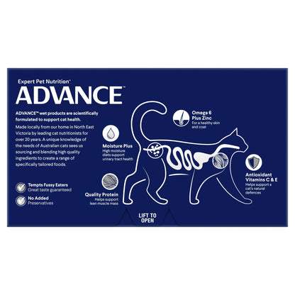ADVANCE ADULT CAT WET FOOD WITH DELICATE TUNA 85G