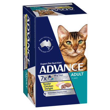 ADVANCE CAT AD TENDER CHICKEN DELIGHT 85G