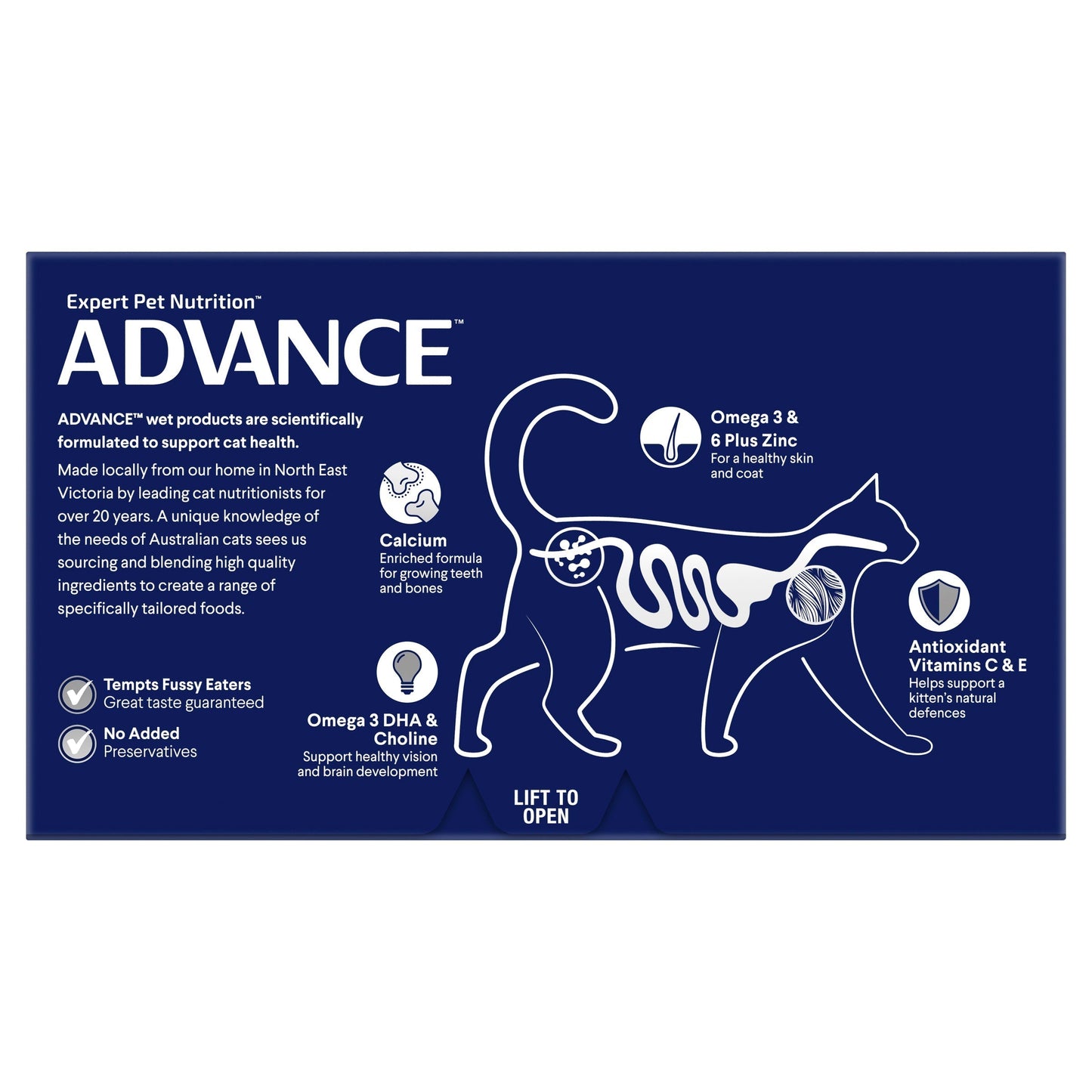 ADVANCE KITTEN WET FOOD TENDER CHICKEN DELIGHT 85G