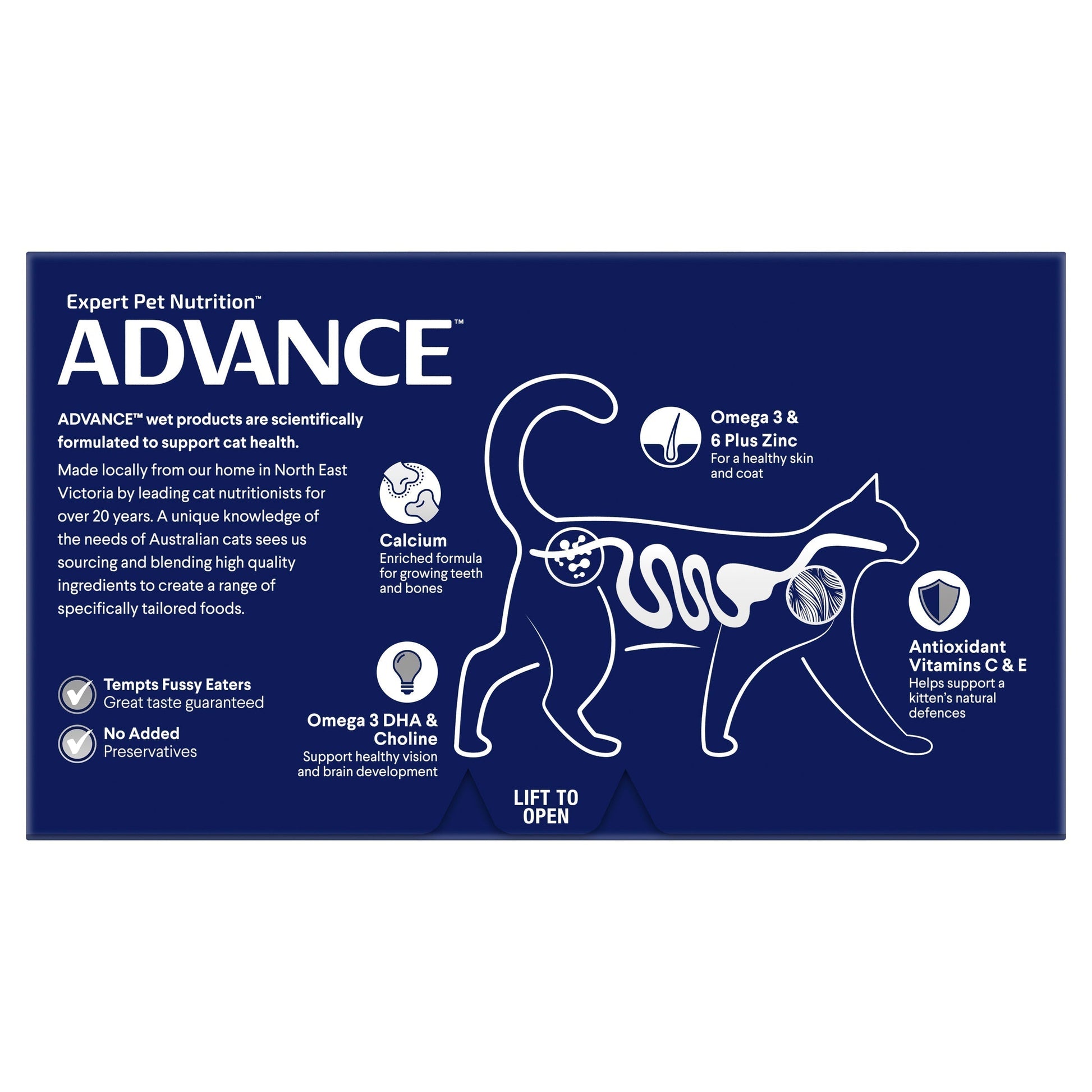 ADVANCE KITTEN WET FOOD TENDER CHICKEN DELIGHT 85G