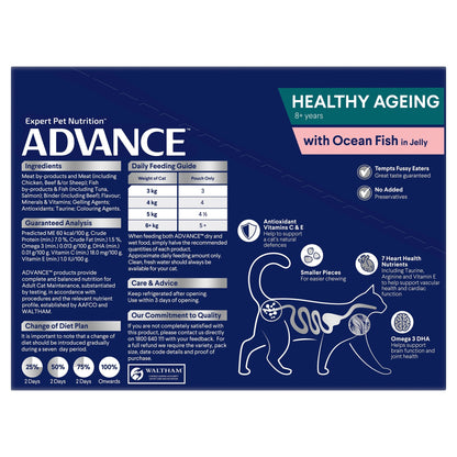 ADVANCE HEALTHY AGEING WITH OCEAN FISH IN JELLY POUCH 85G