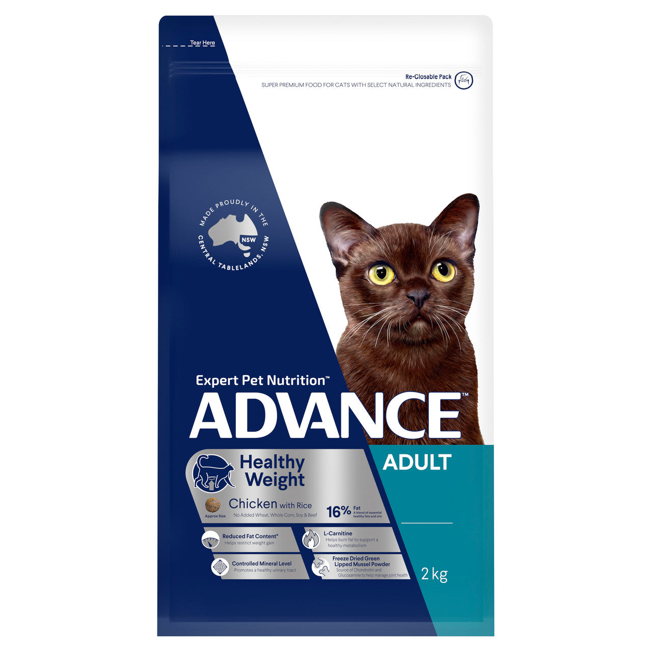 ADVANCE CAT DRY LIGHT CAT 2KG