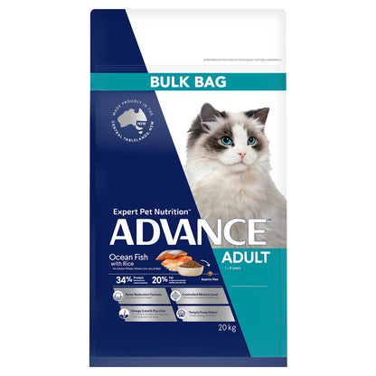 ADVANCE ADULT CAT OCEAN FISH WITH RICE 34% PROTEIN 3KG/ 20KG