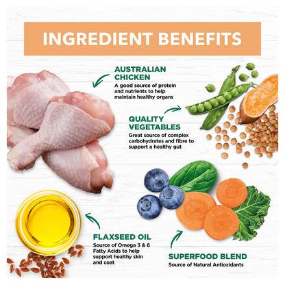 IVORY COAT DOG PUPPY GRAIN FREE CHICKEN STEW 8% PROTEIN 4% FAT 400G