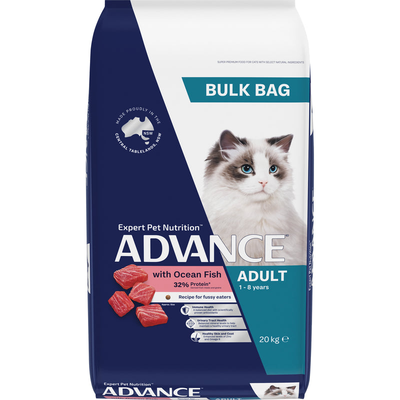 ADVANCE ADULT CAT DRY FOOD WITH OCEAN FISH 4KG/8KG/20KG