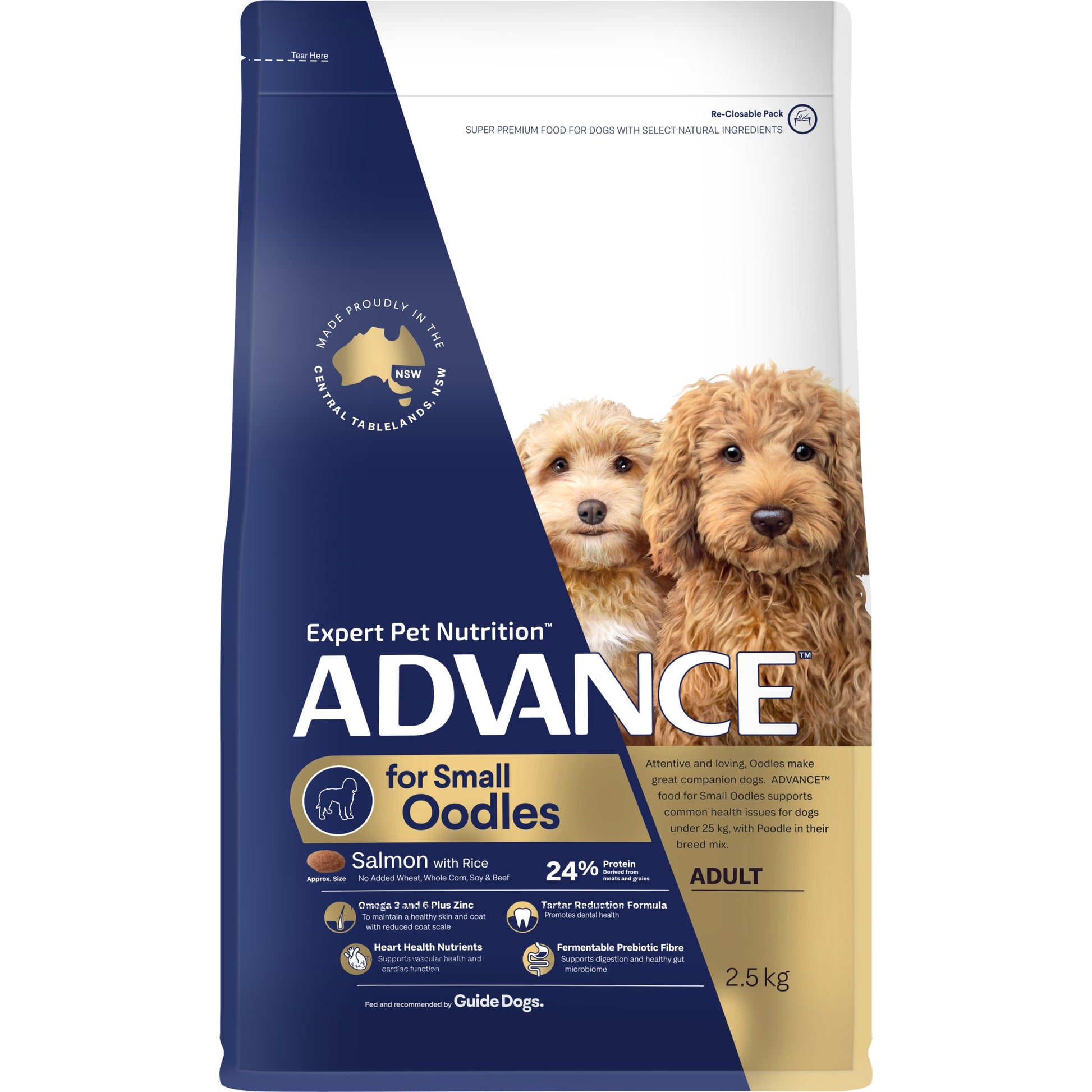 ADVANCE DRY ADULT DOG SMALL OODLES 2.5KG / 13KG