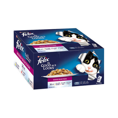 FELIX AGAIL MIXED SELECTIONS Cat Food 36X85G