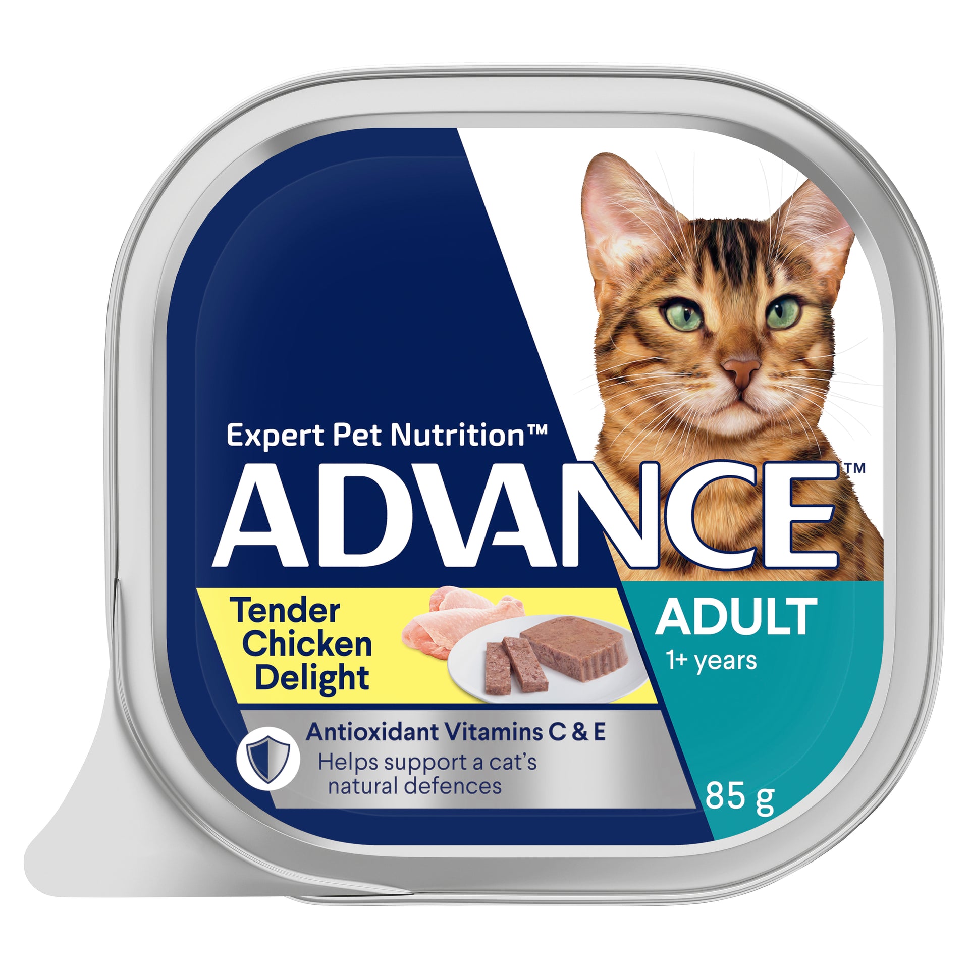 ADVANCE CAT AD TENDER CHICKEN DELIGHT 85G