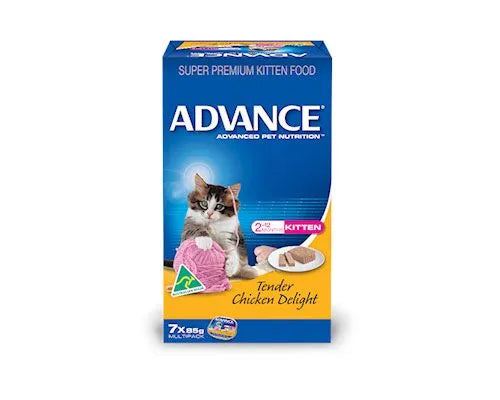 ADVANCE KITTEN WET FOOD TENDER CHICKEN DELIGHT 85G