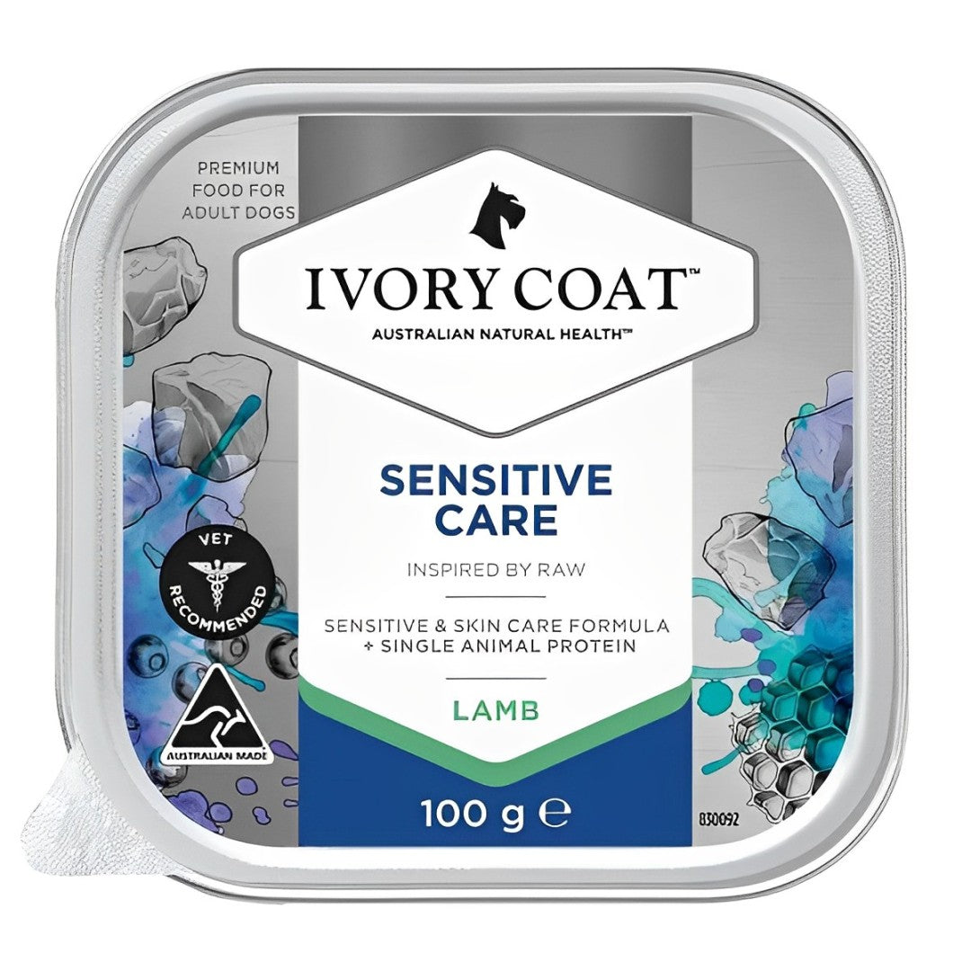 IVORY COAT DOG INSPIRED BY RAW SENSITIVE CARE LAMB 100G