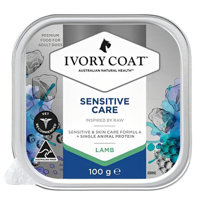 IVORY COAT DOG INSPIRED BY RAW SENSITIVE CARE LAMB 100G
