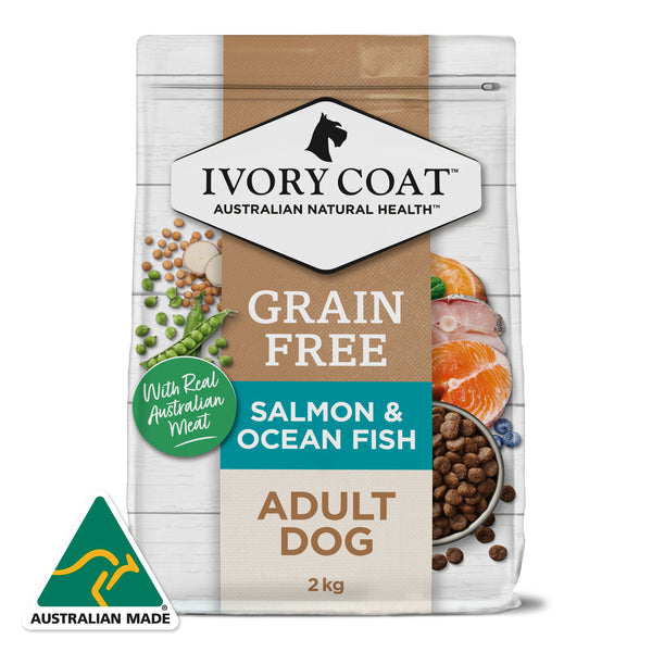 IVORY COAT ADULT ALL BREEDS GRAIN FREE OCEAN FISH & SALMON 2KG/13KG