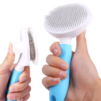 Pet Cat Dog Needle Comb Fur Hair Removal Needle Deshedding Brush Quick Cleaning