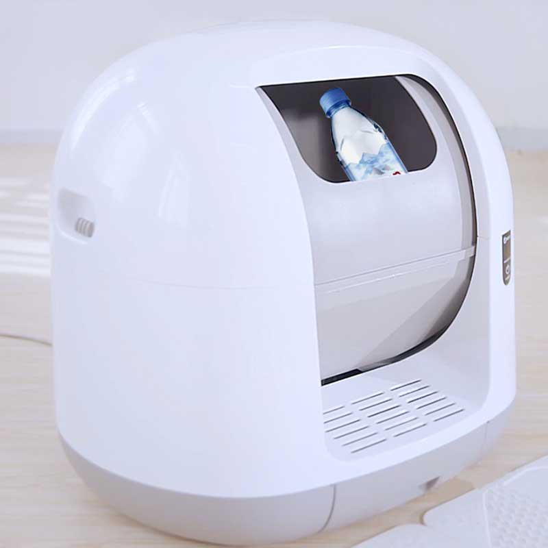 PETJC Large Automatic Self Cleaning Cats Sandbox Smart Litter Box Closed Tray Toilet