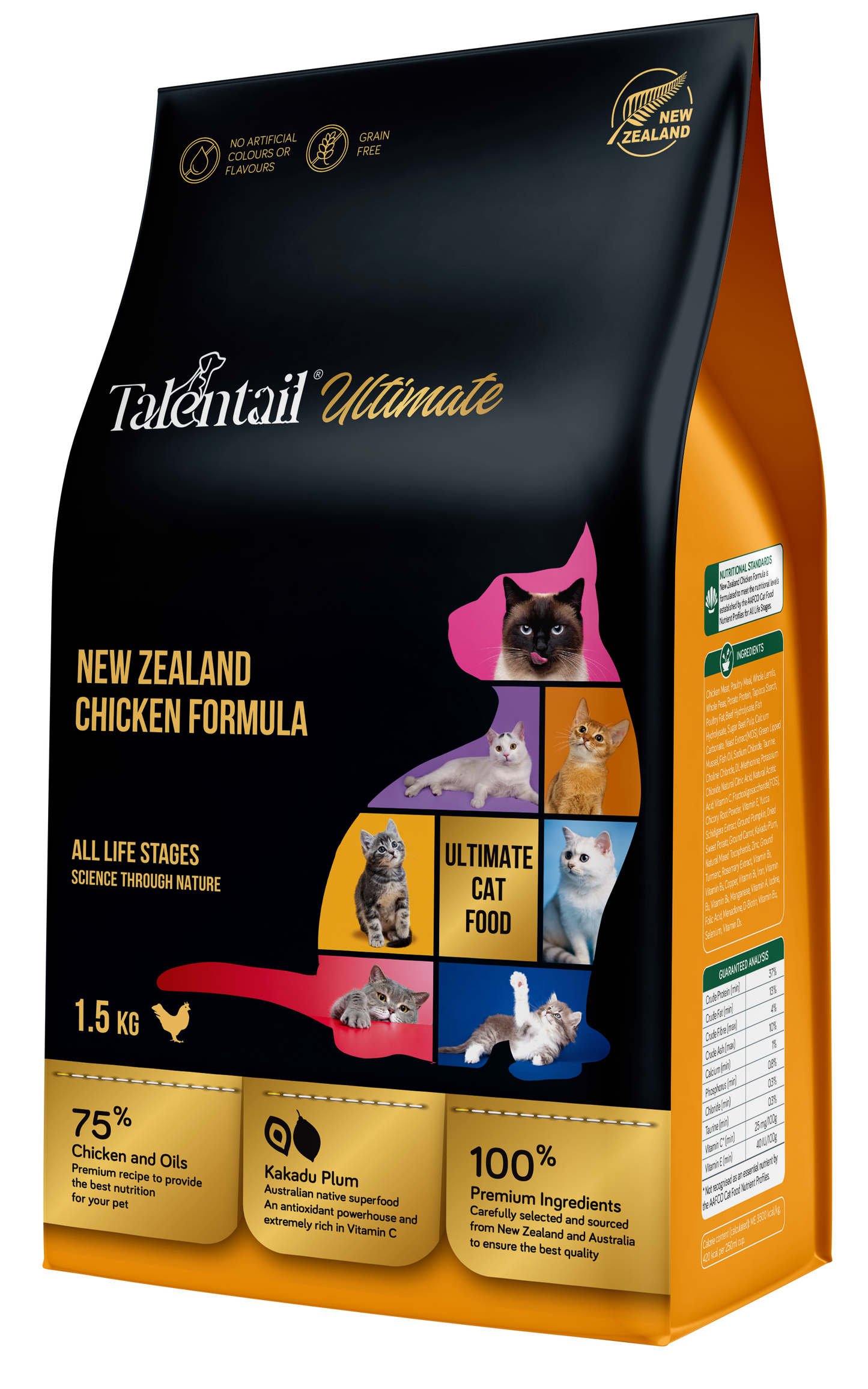 TALENTAIL Ultimate New Zealand Chicken Cat Food For All Life Stages