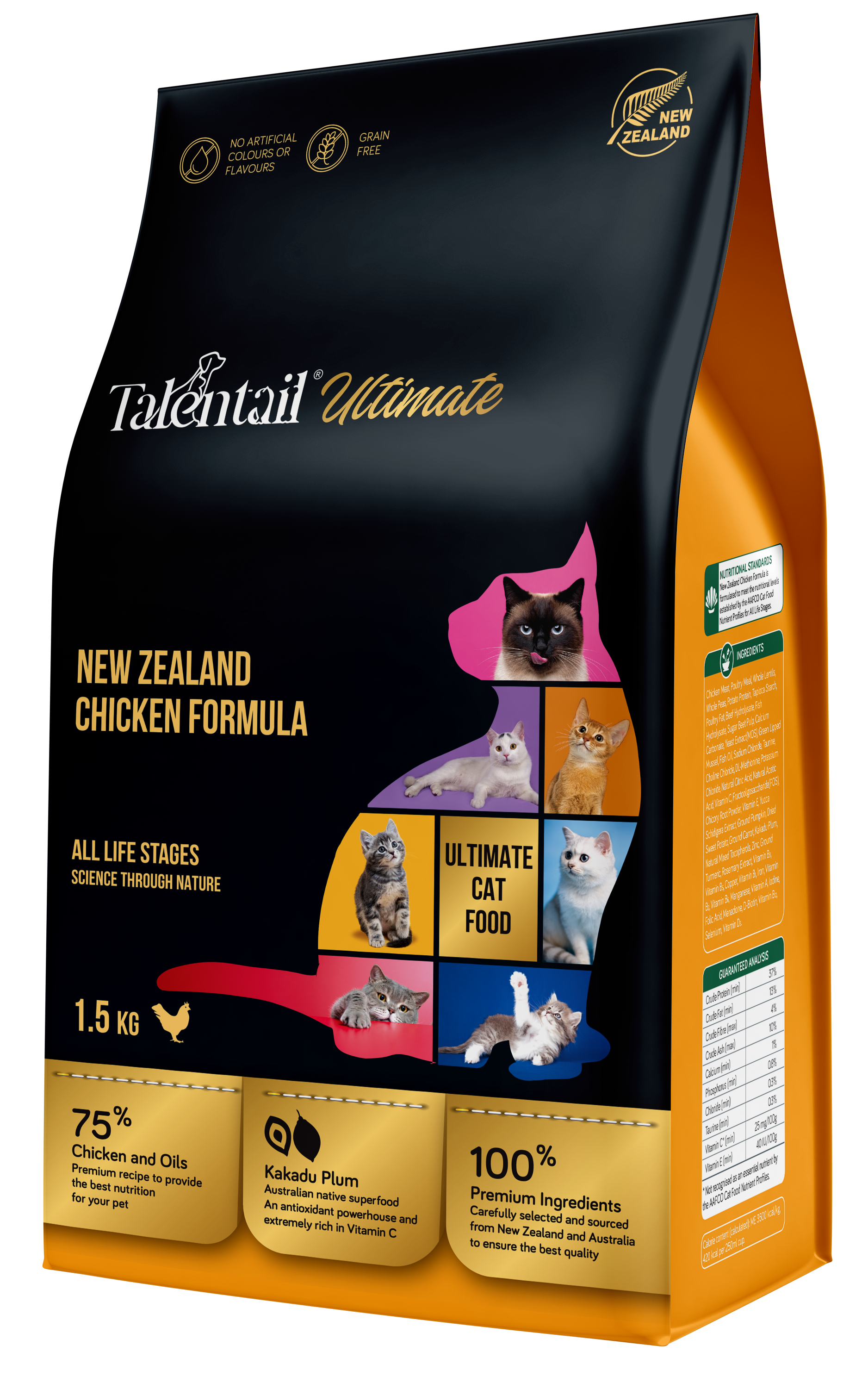 TALENTAIL Ultimate New Zealand Chicken Cat Food For All Life Stages