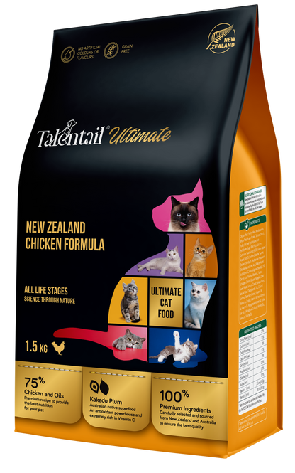 TALENTAIL Ultimate New Zealand Chicken Cat Food For All Life Stages