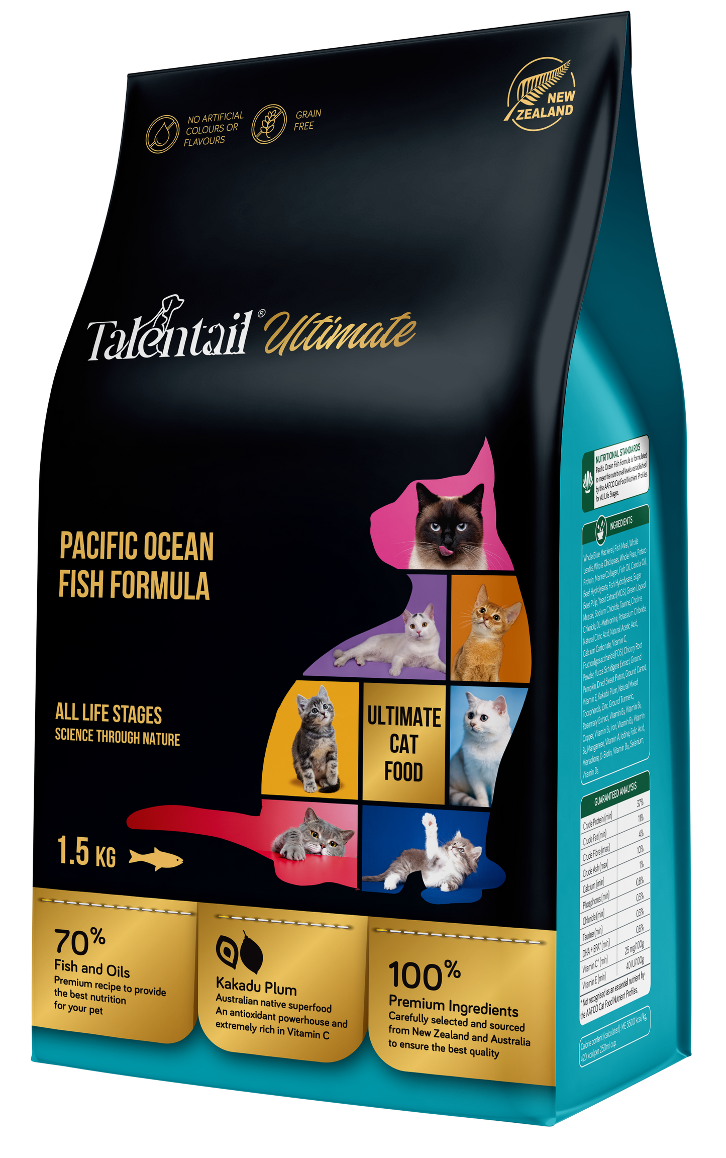 TALENTAIL Ultimate Pacific Ocean Fish Cat Food For All Life Stages