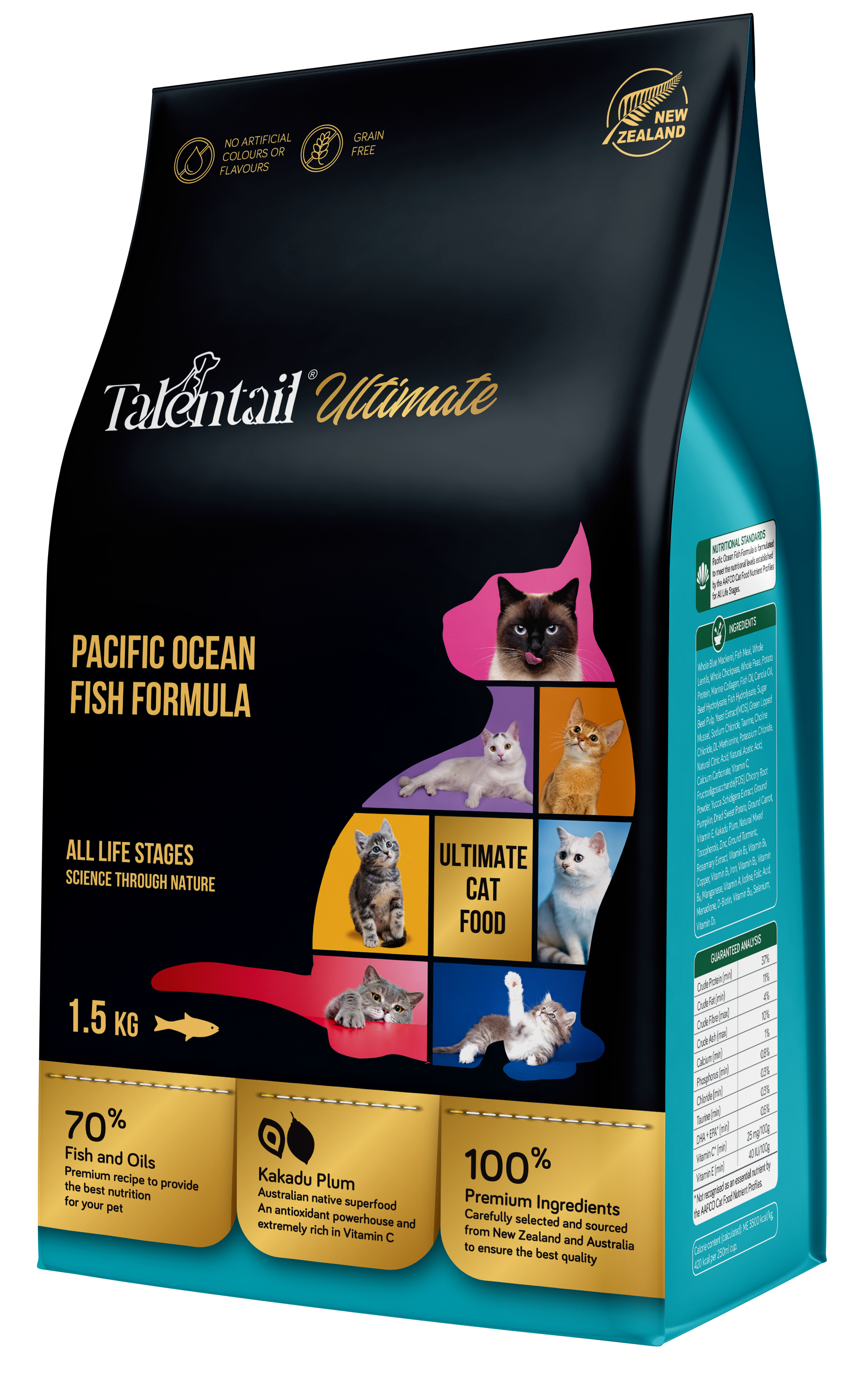 TALENTAIL Ultimate Pacific Ocean Fish Cat Food For All Life Stages