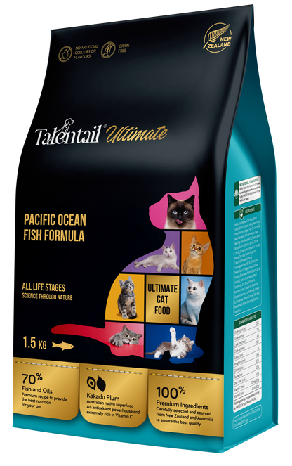 TALENTAIL Ultimate Pacific Ocean Fish Cat Food For All Life Stages