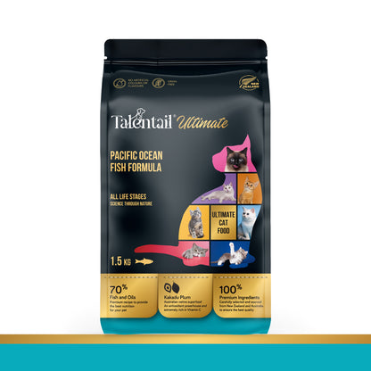 TALENTAIL Ultimate Pacific Ocean Fish Cat Food For All Life Stages